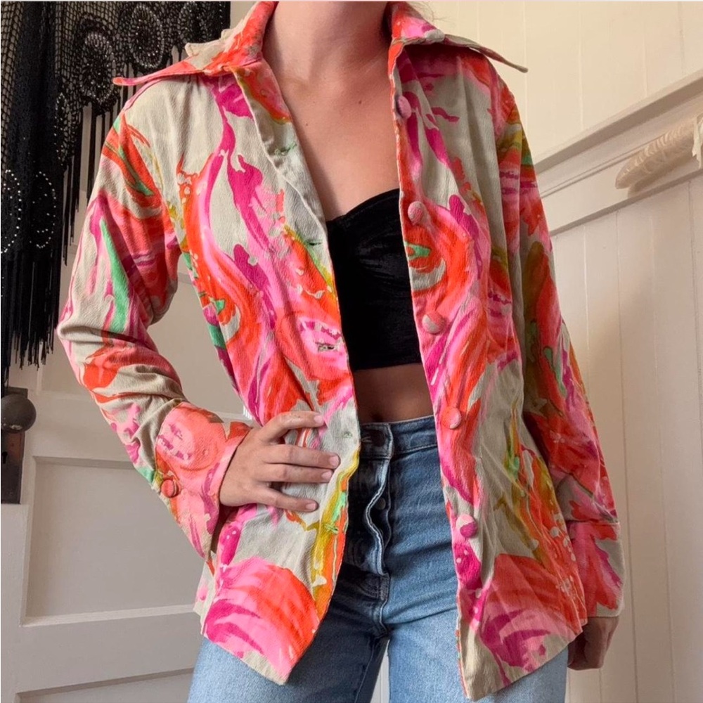 1960’s Dagger Collar Button Down